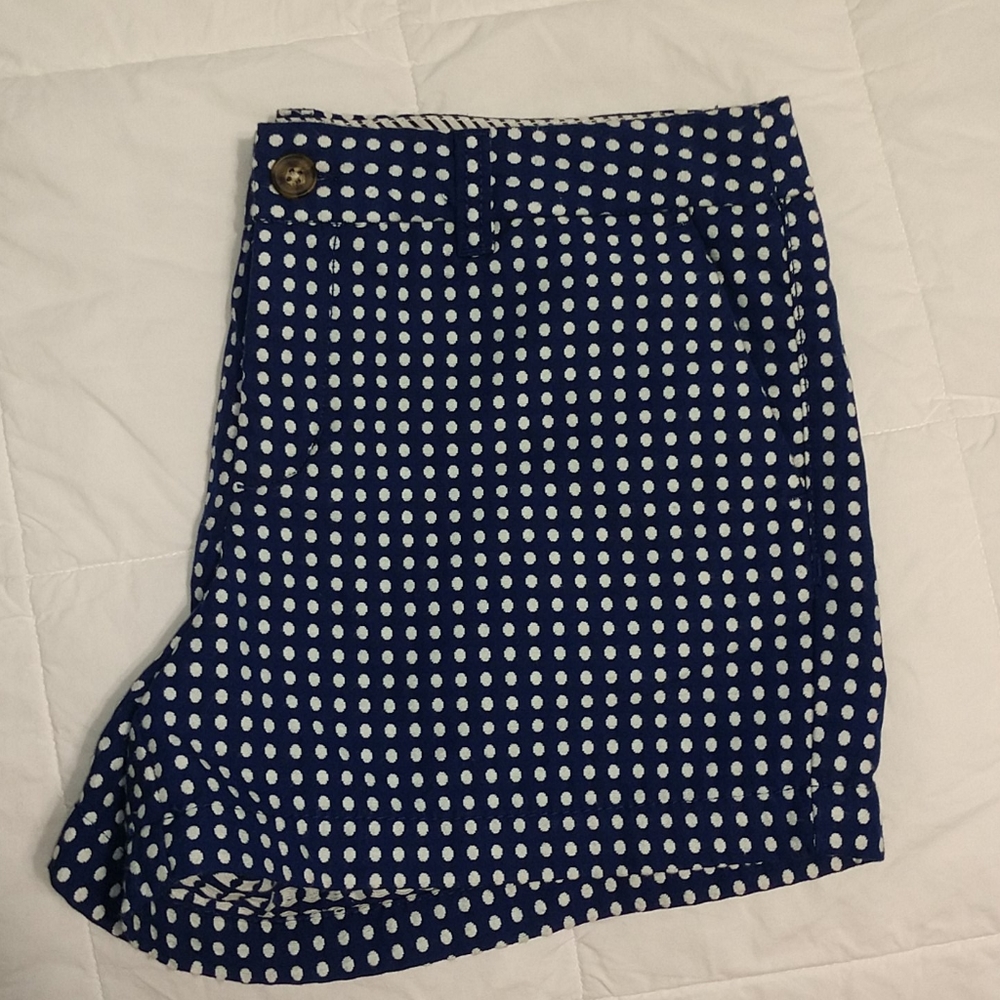 Blue & White Dot Shorts